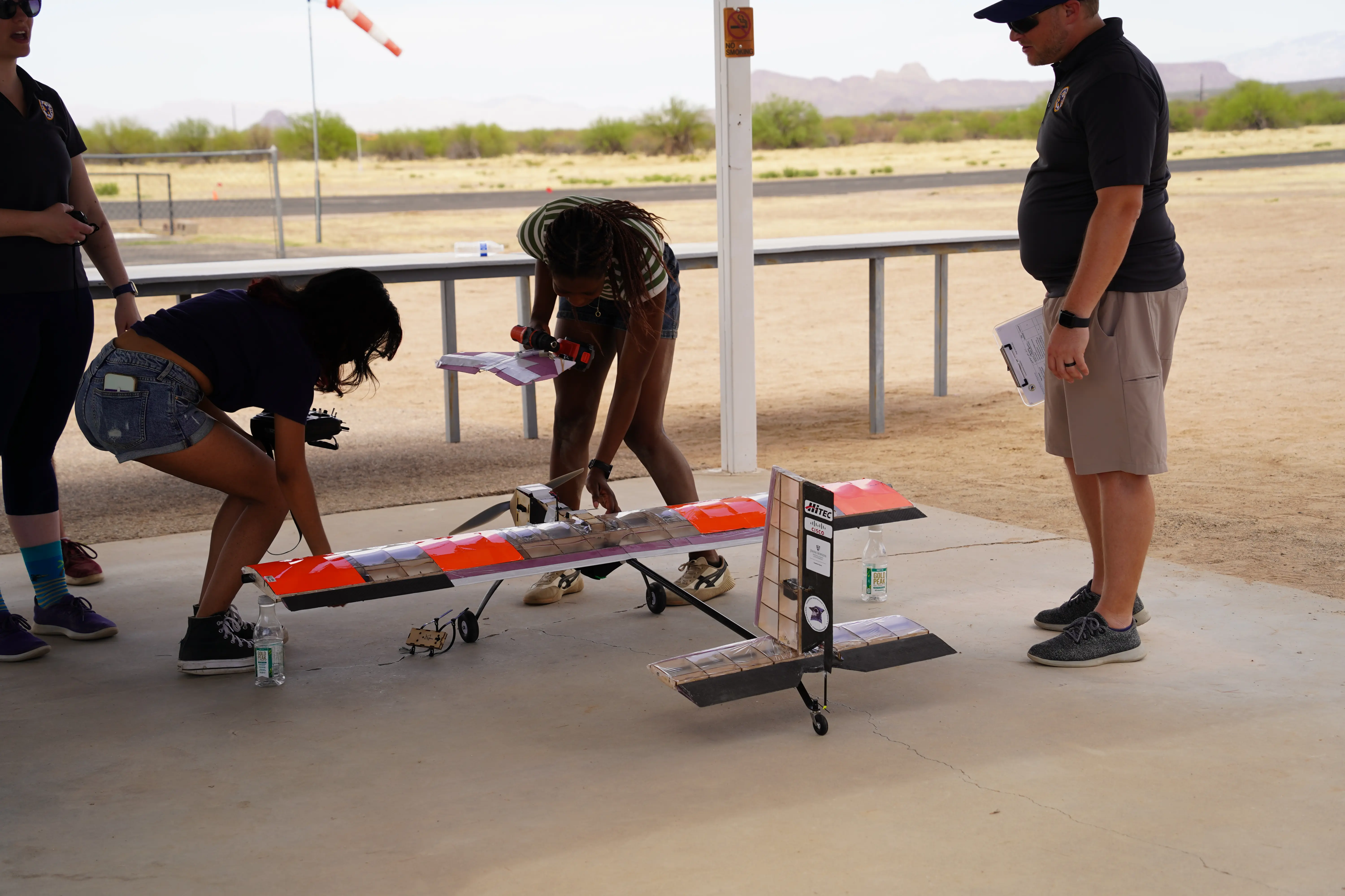 getting ready for ground mission